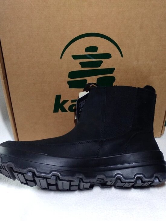 Kamik Inception C Men\'s Boots Size 13  Black Waterproof Insulated Slip-On Winter main image 6
